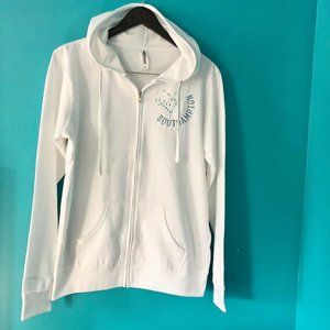 SOUTHAMPTON EMBROIDERED WHITE HOODIE
